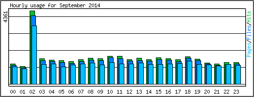 Hourly usage